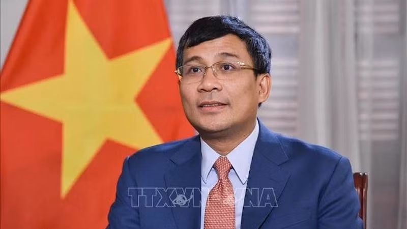 Постоянный замминистра иностранных дел Нгуен Минь Ву. Фото: ВИА