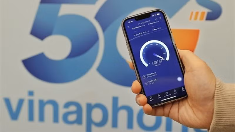 Vinaphone занял второе место по скорости 5G. Фото: ВИА