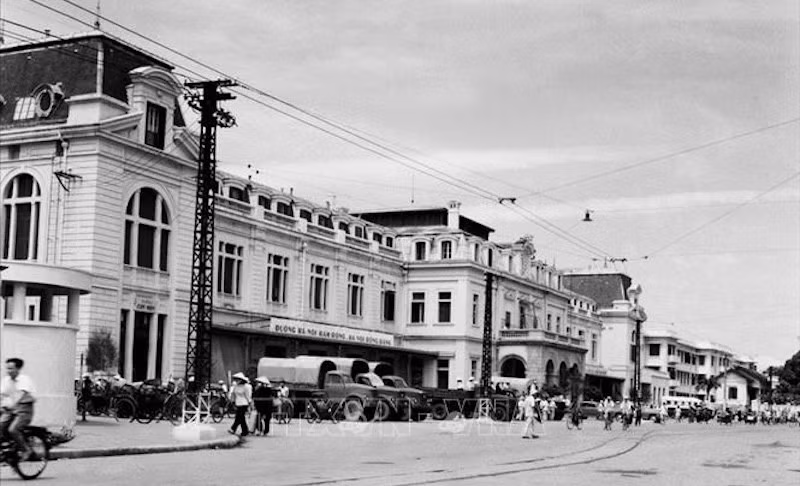 Ханойский вокзал в 1960-х годах. Фото: ВИА