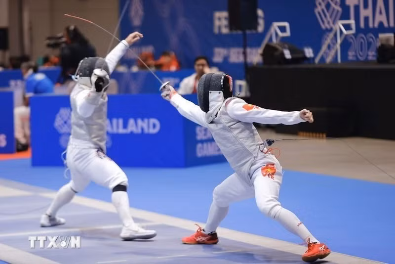 На 33-х Играх Юго-Восточной Азии (SEA Games 33) в Таиланде сборная Вьетнама выступила во всех дисциплинах и завоевала в общей сложности 10 медалей: три золотые, две серебряные и пять бронзовых. (Иллюстративное фото: ВИА)