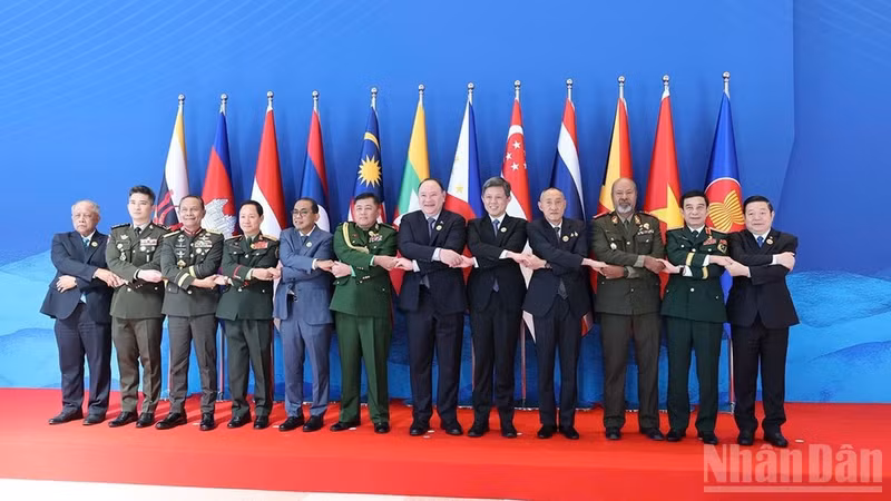 Делегаты на ADMM-20. (Фото: Фыонг Тхао)