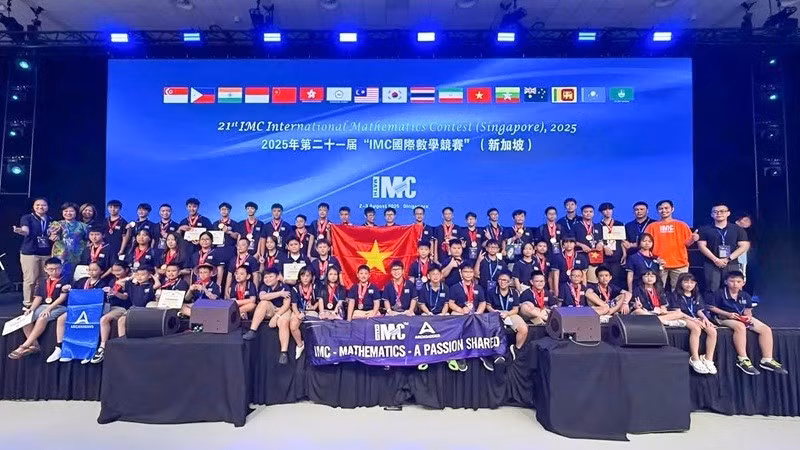 Делегация Вьетнама на IMC 2025. Фото: оргкомитет IMC Вьетнама