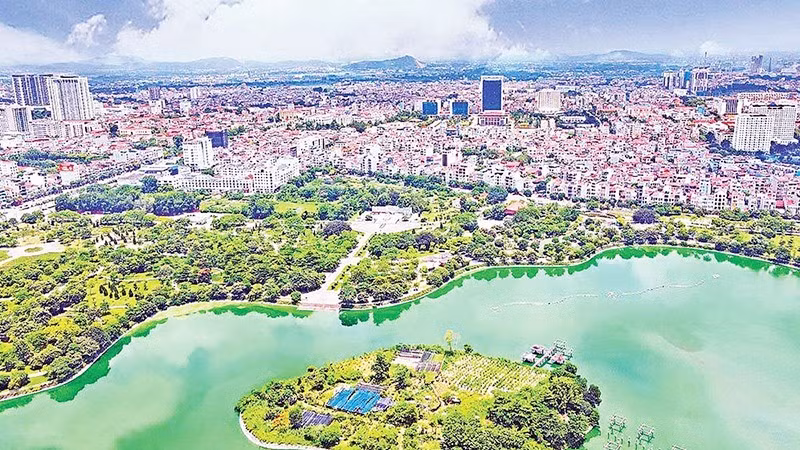 Вид с высоты на часть квартала Бакзянг. Фото: Куок Чыонг 