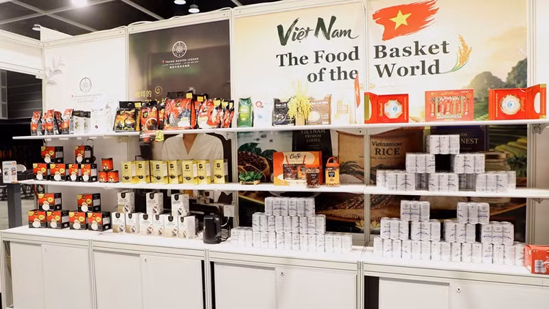 Вьетнамский стенд на выставке HKTDC Food Expo PRO 2026. Фото: ВИА 