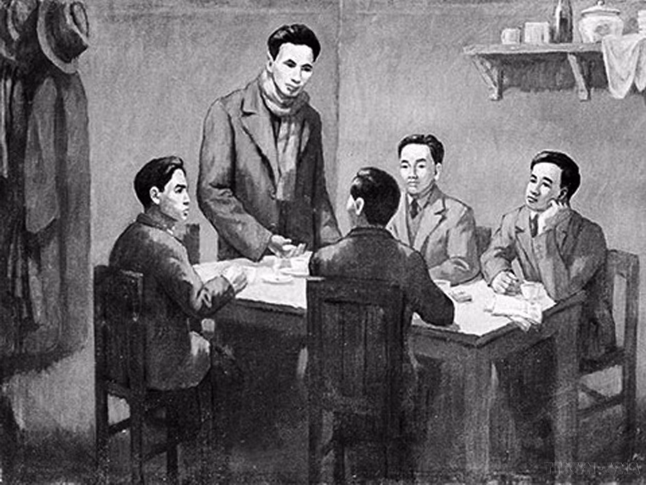 С 6 января по 7 февраля 1930 года в Гонконге (Китай) состоялась конференция по объединению коммунистических организаций, на которой была основана Коммунистическая партия Вьетнама под председательством товарища Нгуен Ай Куока, представлявшего Коммунистический интернационал. Фото: ВИА