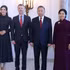 Генеральный секретарь ЦК КПВ, Президент Вьетнама То Лам и его супруга Нго Фыонг Ли на встрече с Королем Дании Фредериком X и Королевой Мэри. (Фото: ВИА)
