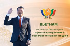 Вьетнам активно продвигает роль страны-партнера БРИКС и укрепляет отношения с Индией