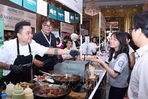 Программа «Вкус Австралии 2026» представляет жителям города Хошимина характерную сельскохозяйственную продукцию Австралии.