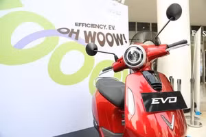 Электрический мотоцикл VinFast Evo, представленный на презентации. Фото предоставлено компанией VinFast