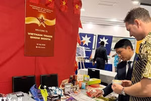 Вьетнамский стенд на Международной торговой выставке Darwin Fusion Trade Show 2026. Фото: ВИА 