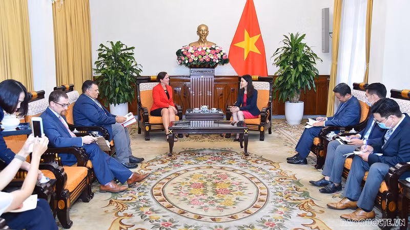 Общий вид приема. Фото: baoquocte.vn