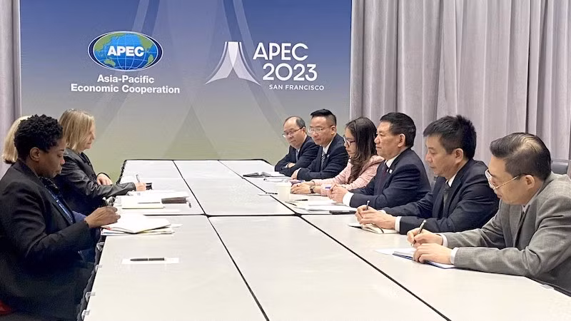 Общий вид встречи. Фото: thoibaotaichinhvietnam.vn