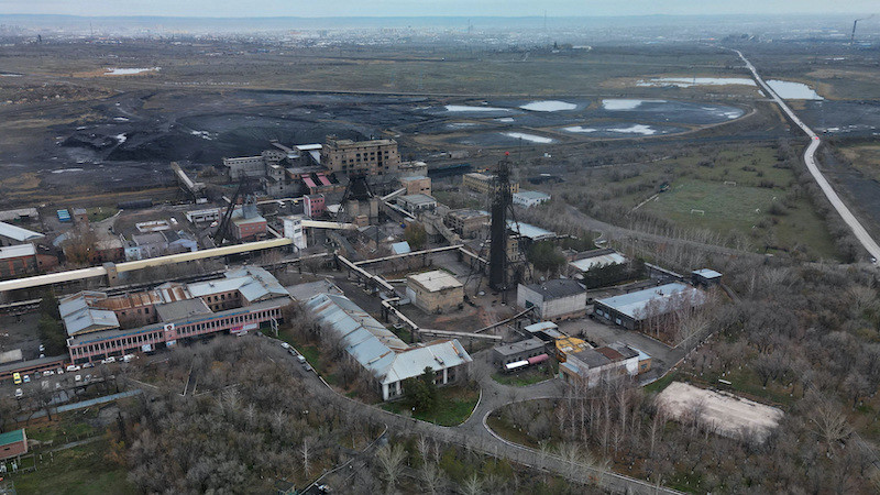 Шахта им. Костенко в Карагандинской области Казахстана, где произошел пожар. Фото: Рейтер