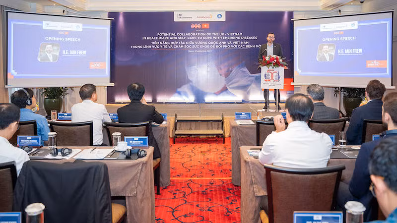 Общий вид семинара. Фото: Ассоциация молодых врачей Вьетнама