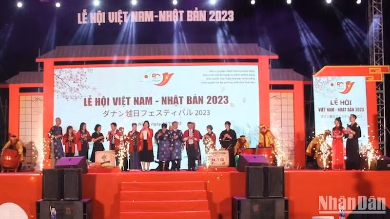 Церемония открытия фестиваля Вьетнам-Япония 2023 года. Фото: Ань Дао