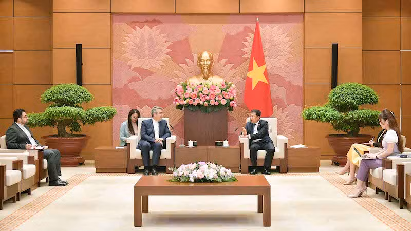 Общий вид приема. Фото: quochoi.vn