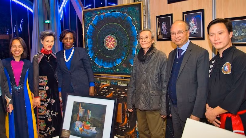 Выставочное пространство вьетнамской делегации. Фото: ВИА