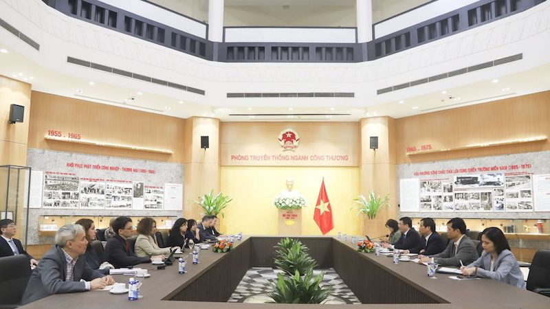 Общий вид приема. Фото: moit.gov.vn