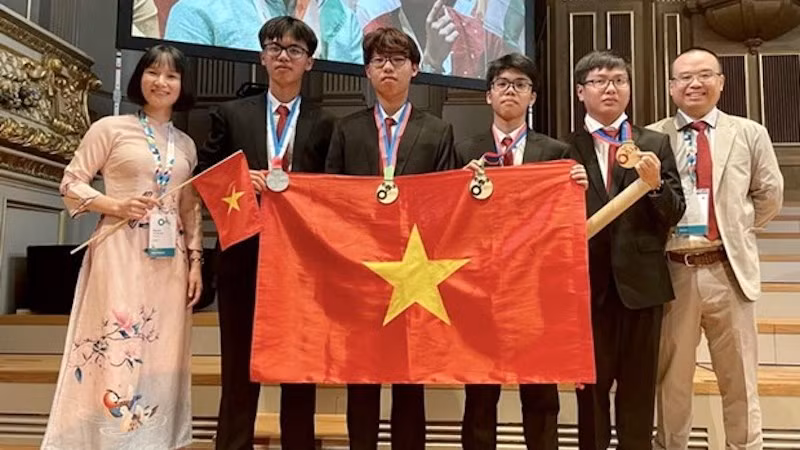 Вьетнамская команда. Фото: ВИА
