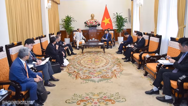 Общий вид приема. Фото: baoquocte.vn