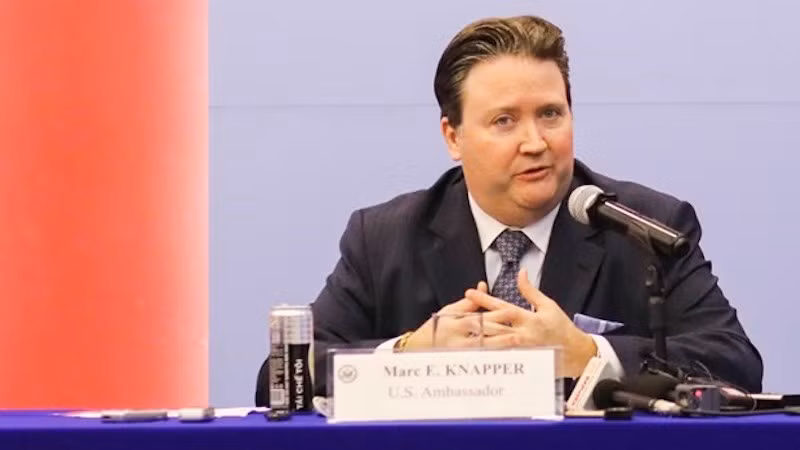 Посол США во Вьетнаме Марк Кнаппер. Фото: ВИА