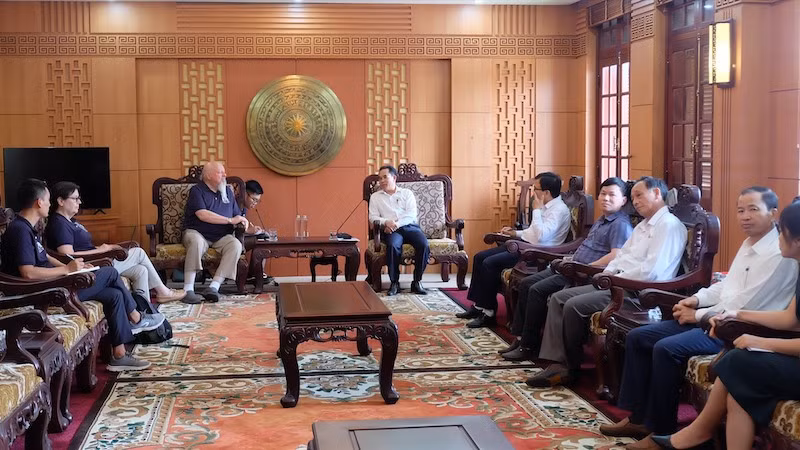 Общий вид приема. Фото: baoquangnam.vn