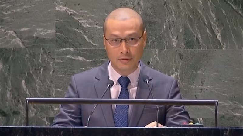 Советник-посланник, заместитель главы постоянной миссии Вьетнама при ООН Нгуен Хоанг Нгуен. Фото: ВИА