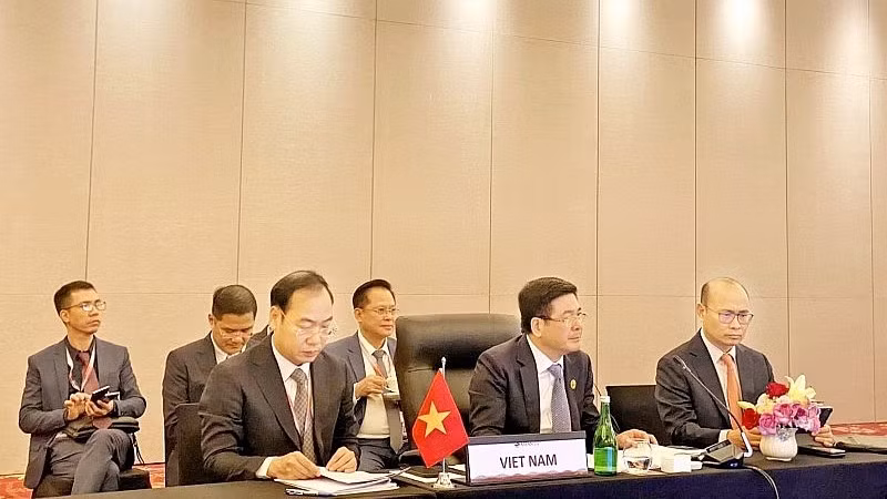 Вьетнамская делегация на совещании. Фото: ВИА