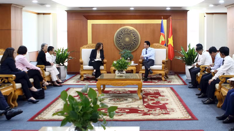 Общий вид встречи. Фото: baotainguyenmoitruong.vn