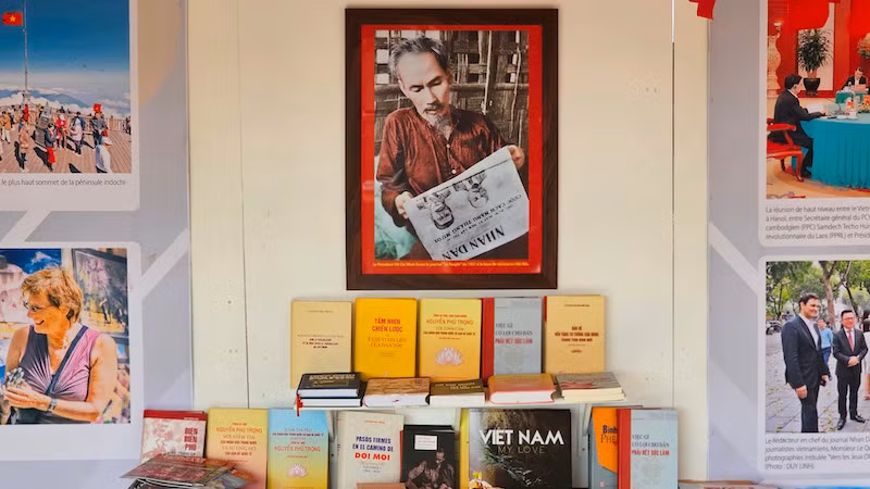 Выставочный стенда Вьетнама на фестивале «Юманите»-2023.