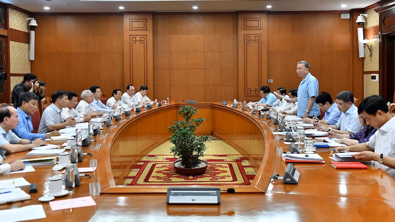 Общий вид заседания. Фото: Данг Кхоа