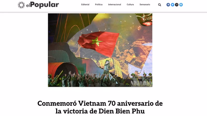 Статья на сайте газеты El Popular