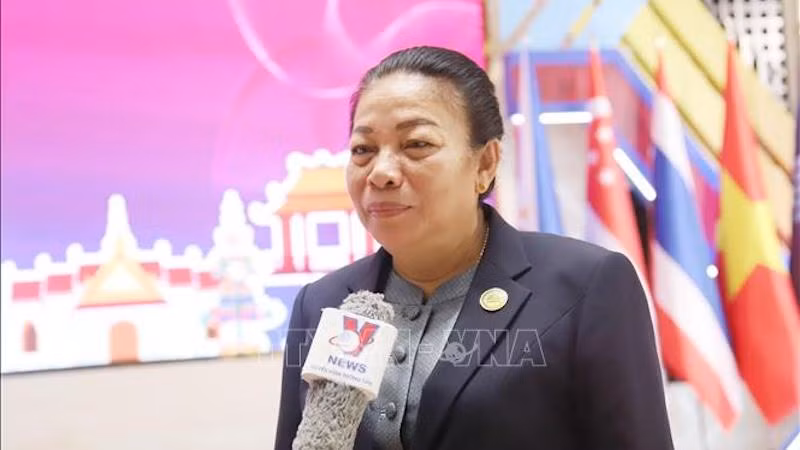 Зампредседателя НА Лаоса Сунтхон Саячак. Фото: ВИА