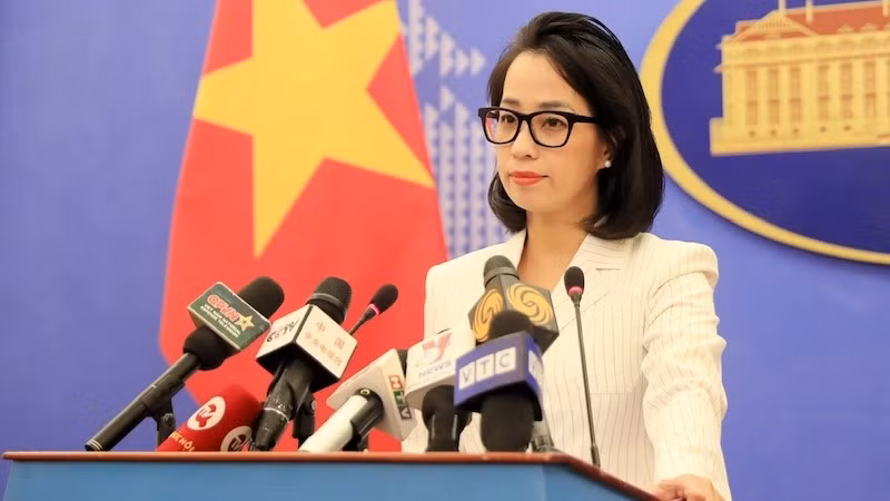Официальный представитель МИД Вьетнама Фам Тху Ханг. Фото: baoquocte.vn