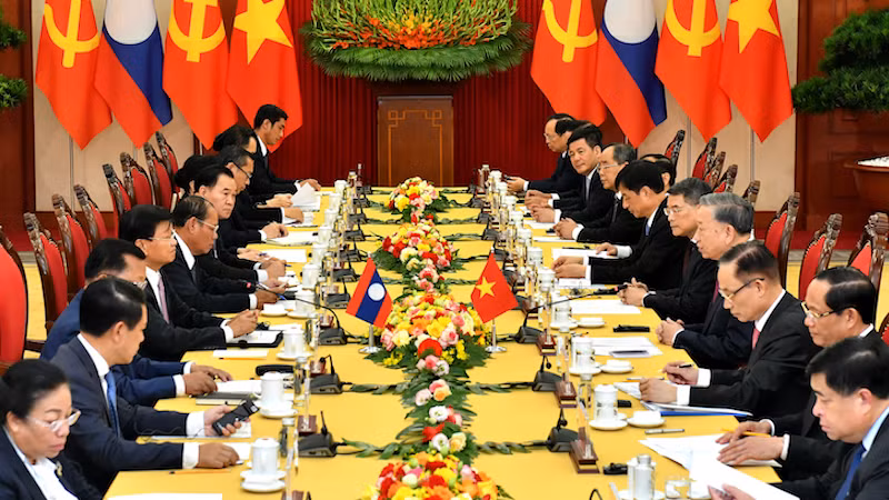 Общий вид переговоров. Фото: Данг Кхоа