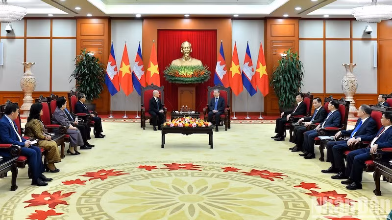 Общий вид встречи. Фото: Данг Кхоа