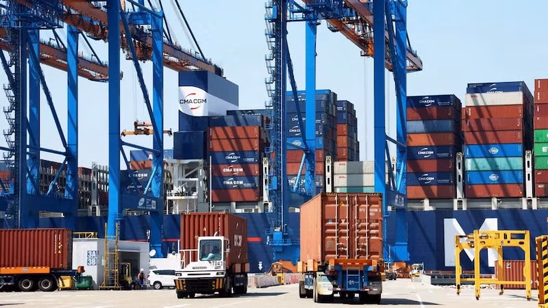 Международный порт Gemalink в городском уезде Фуми провинции Бариа-Вунгтау. Фото: ВИА