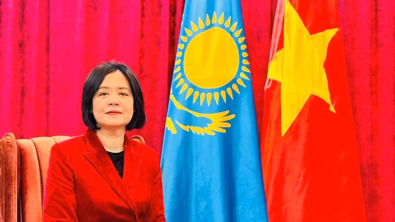 Посол Вьетнама в Казахстане Фам Тхай Ньы Май. Фото: ВИА