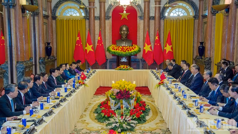 Общий вид переговров. Фото: Тхюи Нгуен