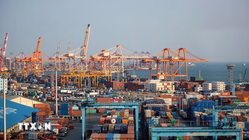 Порт Пусан в Южной Корее. Фото: Синьхуа/ВИА