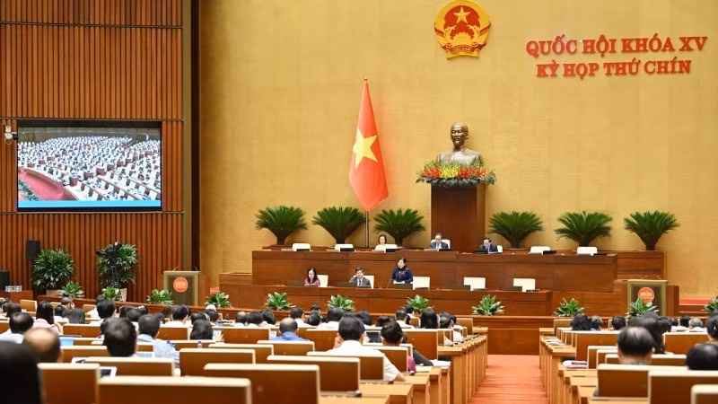 Общий вид заседания 21 мая. Фото: Тхюи Нгуен