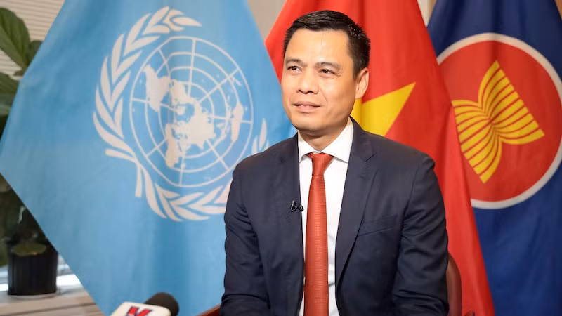 Посол Данг Хоанг Жанг, глава постоянной миссии Вьетнама при ООН. Фото: ВИА