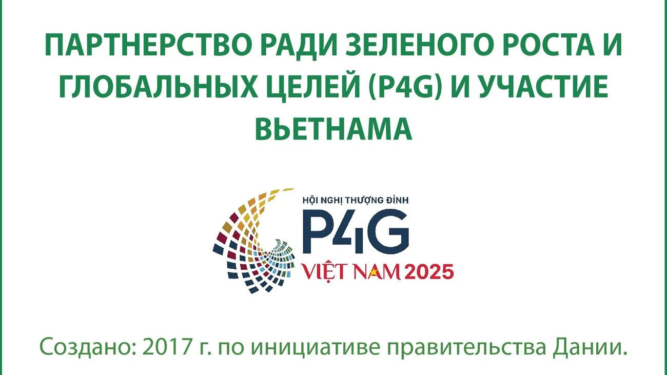 Саммит P4G и участие Вьетнама