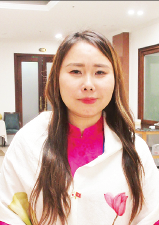 Госпожа Ле Тхыонг, представитель вьетнамской диаспоры в Японии.