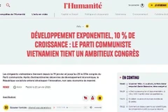 Французская газета L’Humanité опубликовала статью, посвященную успех XIV съезда.