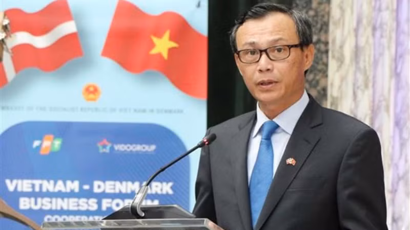 Посол Вьетнама в Дании Лыонг Тхань Нги. Фото: ВИА