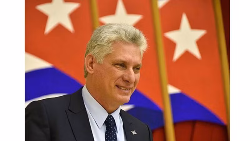 Первый секретарь ЦК КПК, Президент Республики Куба Мигель Диас-Канель Бермудес. Фото: cuba-si.ch