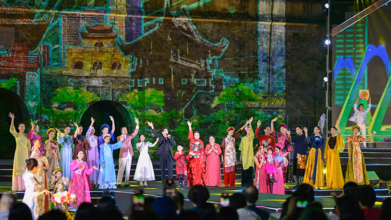 Общий вид церемонии открытия. Фото: Тхэ Дай