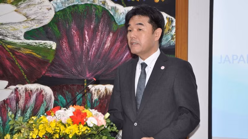 Главный представитель JICA во Вьетнаме Сугано Юичи. Фото: ВИА