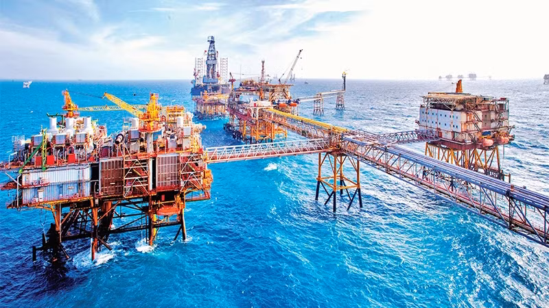Добыча нефти и газа на месторождении Батьхо.